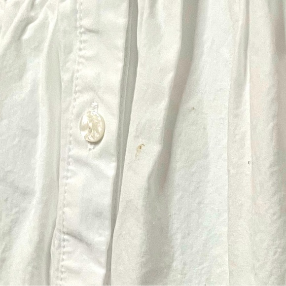 Zara Elegant White Ruffle Collar dress,size 4/5 - Picture 5 of 5